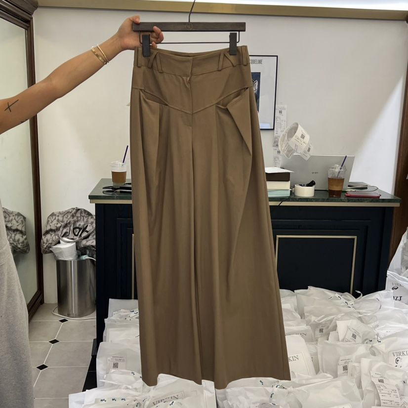 VIRKIN東大門㊣實拍女裝新品推薦人氣25秋冬時尚真品休閑褲VIRKIN休閑褲