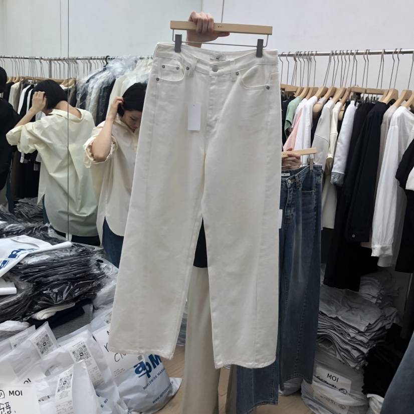 OGI東大門㊣直郵女士新款真品推薦人氣25秋冬熱賣牛仔褲長款FLat OGI牛仔褲