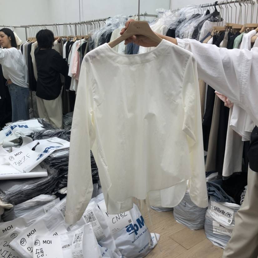 OGI韓國直郵㊣女裝新品職業休閑熱賣人氣推薦25秋冬襯衫蕾絲衫FLat OGI襯衫/蕾絲衫
