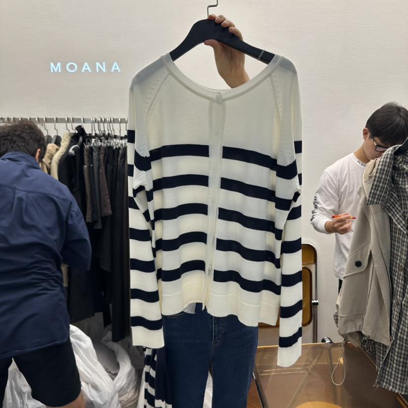 MOANA東大門㊣代購女士新品25秋冬時尚休閑熱賣人氣職業針織衫MOANA針織衫