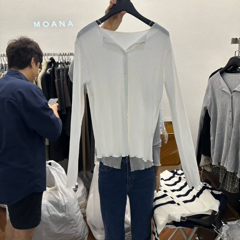 MOANA東大門㊣實拍女裝新品職業25秋冬熱賣休閑真品人氣針織衫MOANA針織衫