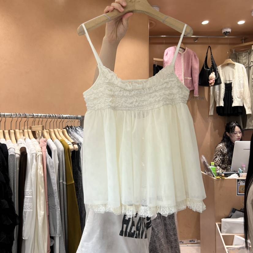 BY FLOW東大門㊣代購女裝新品真品人氣休閑推薦25秋冬吊帶背心BY FLOW吊帶/背心