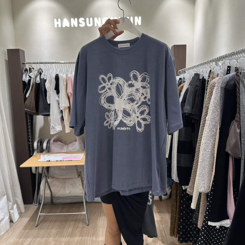 HANSUNGHYUN韓國代購㊣女士新品25秋冬真品職業熱賣人氣T恤HANSUNGHYUNT恤