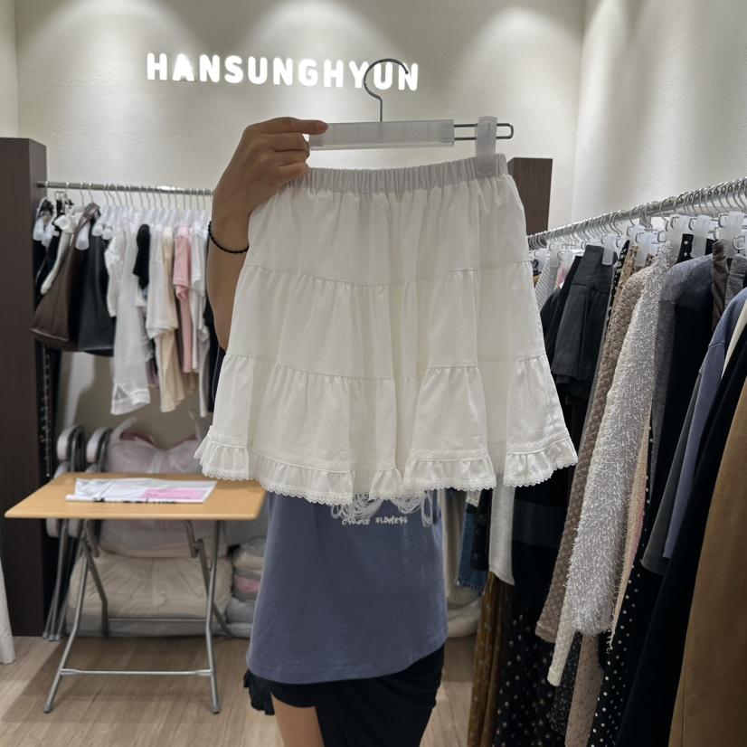 HANSUNGHYUN東大門㊣代購女裝新款推薦25秋冬真品裙褲荷葉邊HANSUNGHYUN裙褲