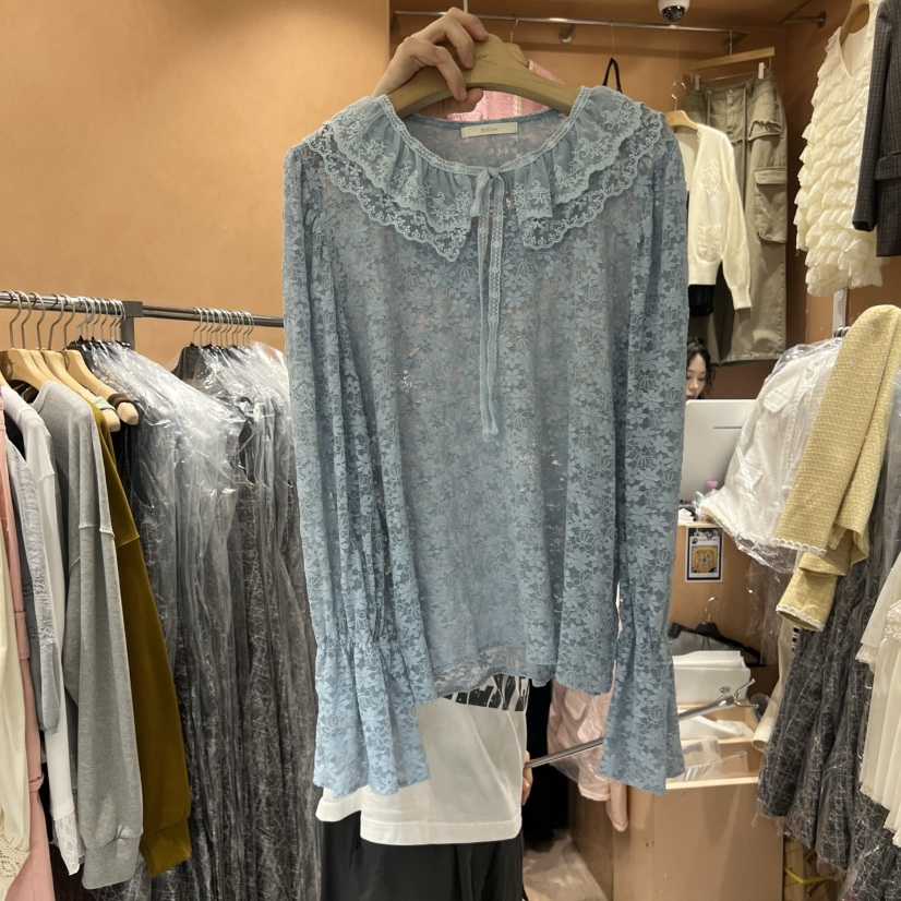 BY FLOW東大門㊣直郵女裝新品真品職業熱賣時尚襯衫蕾絲衫BY FLOW襯衫/蕾絲衫