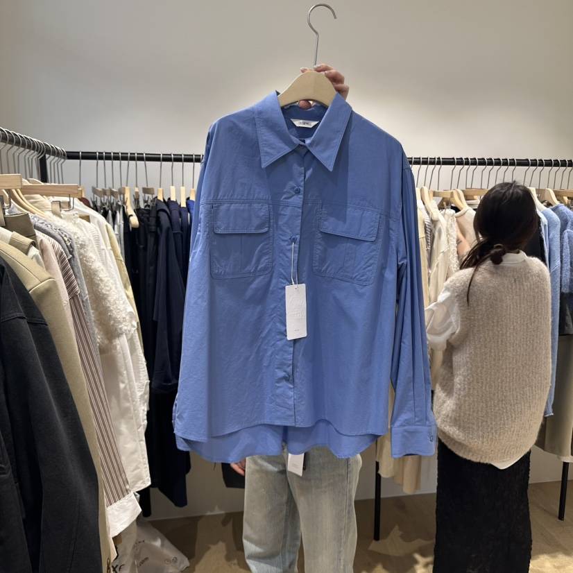 OVERTAKE東大門㊣代購女士新品職業時尚休閑25秋冬襯衫蕾絲衫OVERTAKE襯衫/蕾絲衫