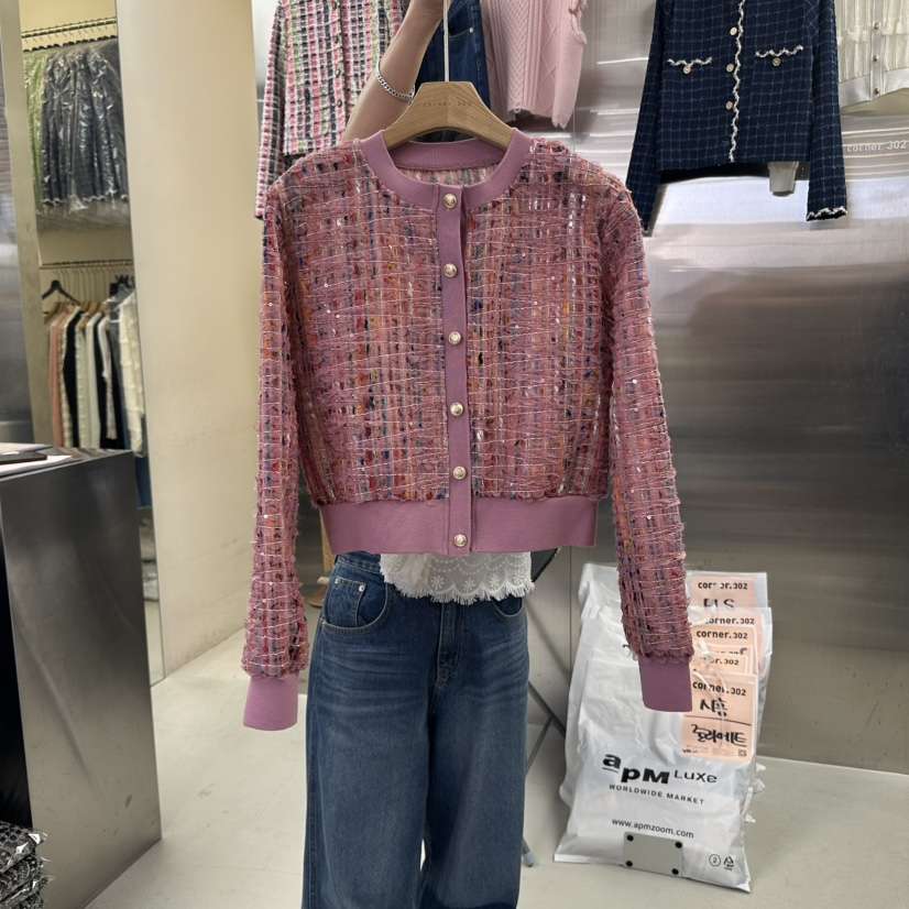 CORNER韓國直郵㊣女裝新款真品25秋冬人氣休閑職業夾克粗花呢CORNER.302夾克