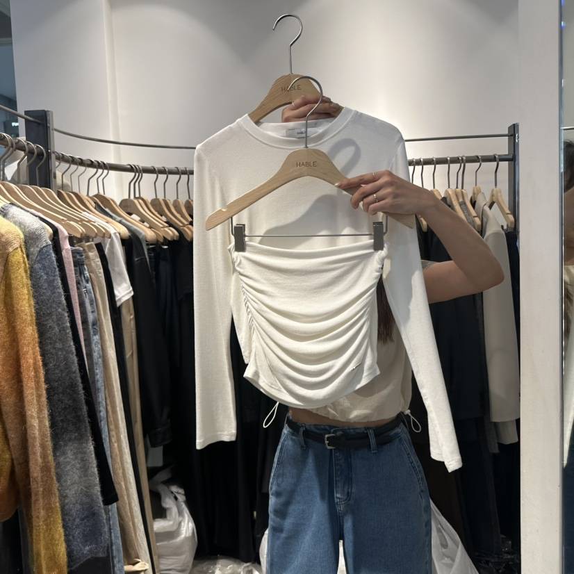 HABLE東大門㊣實拍女裝新品熱賣時尚25秋冬休閑人氣套裝兩件套HABLE套裝