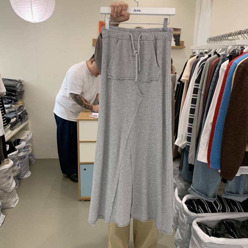 ARE東大門㊣代購女裝新品人氣職業熱賣25秋冬真品推薦長裙口袋ARE YOU/ARE長裙