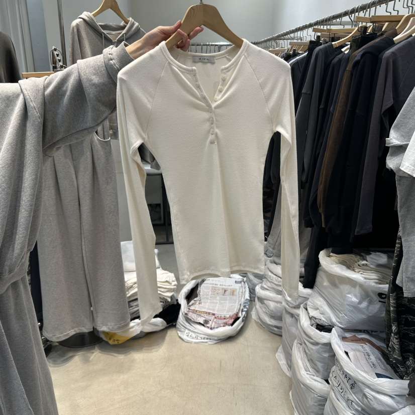 W.FATAL韓國代購㊣女士新品職業熱賣休閑時尚真品25秋冬長袖T恤W.FATAL長袖T恤