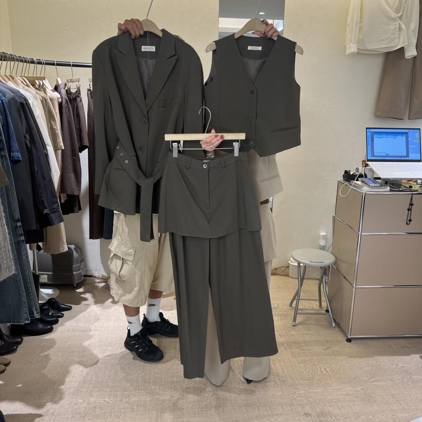 W AND J東大門㊣直郵女裝新款推薦真品熱賣休閑套裝三件套W AND J套裝