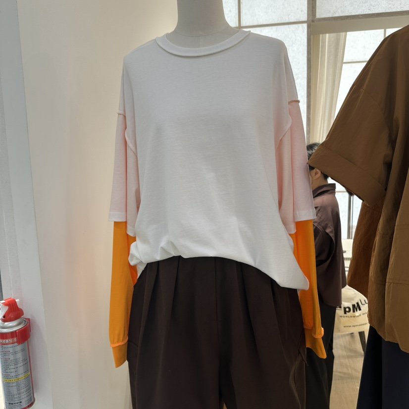 REVE-L東大門㊣直郵女士新品職業時尚推薦熱賣人氣衛衣假兩件REVE-L衛衣