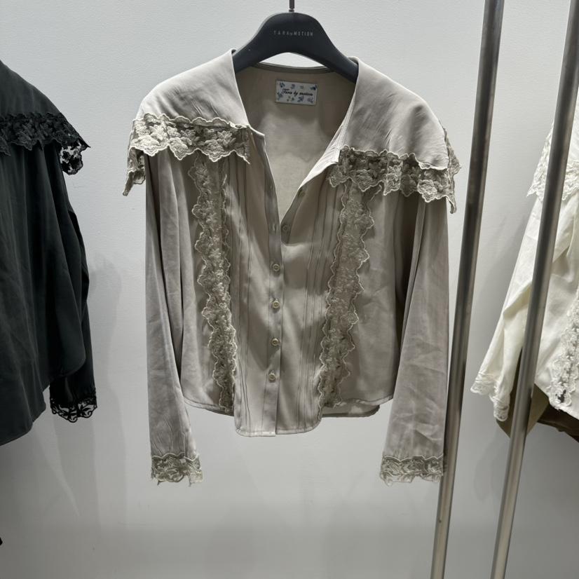 TARABY MOTION韓國代購㊣女裝新款推薦職業真品襯衫蕾絲衫TARABY MOTION襯衫/蕾絲衫