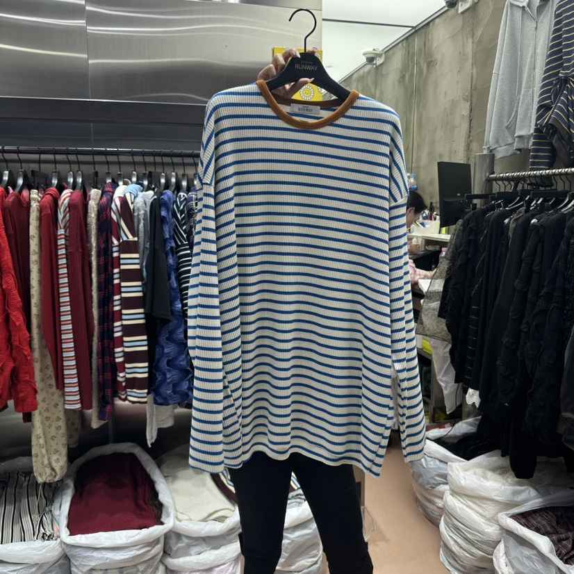 RUNWAY-런웨이韓國直郵㊣女士新品25秋冬真品熱賣休閑長袖T恤RUNWAY長袖T恤