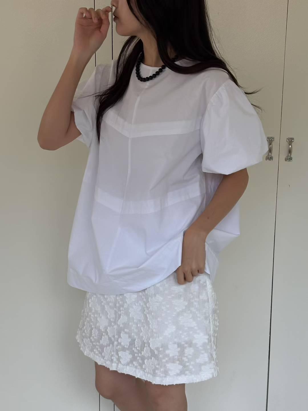 FOREVER YONG東大門㊣代購女裝新品人氣推薦襯衫蕾絲衫泡泡袖FOREVER YONG襯衫/蕾絲衫