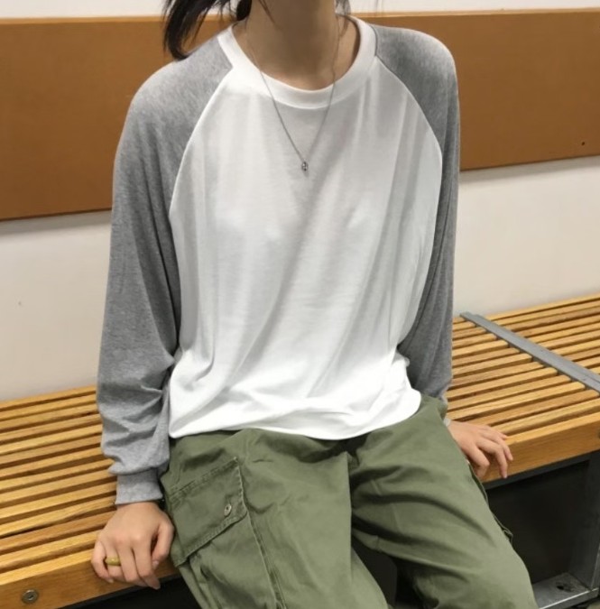 FOREVER YONG韓國代購㊣女裝新款推薦熱賣職業時尚長袖T恤FOREVER YONG長袖T恤