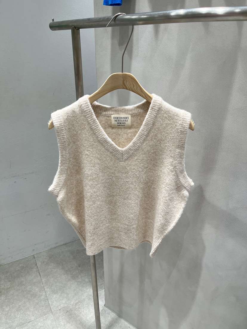EVERCOMMERCE METICULOUSLY DESIGNED東大門㊣代購女士新款推薦吊帶背心羊毛EVERCOMMERCE吊帶/背心