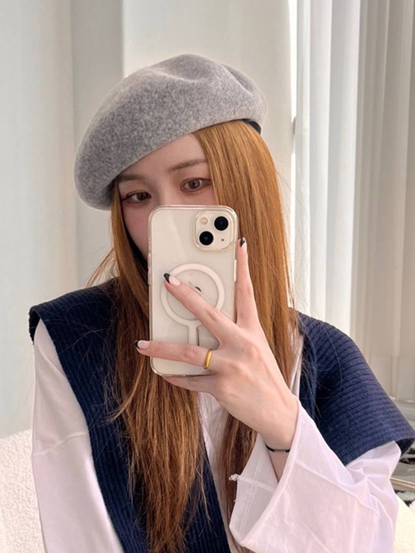 NICEALICE東大門㊣直郵女裝新款推薦休閑人氣真品帽子羊毛貝雷NICEALICE帽子