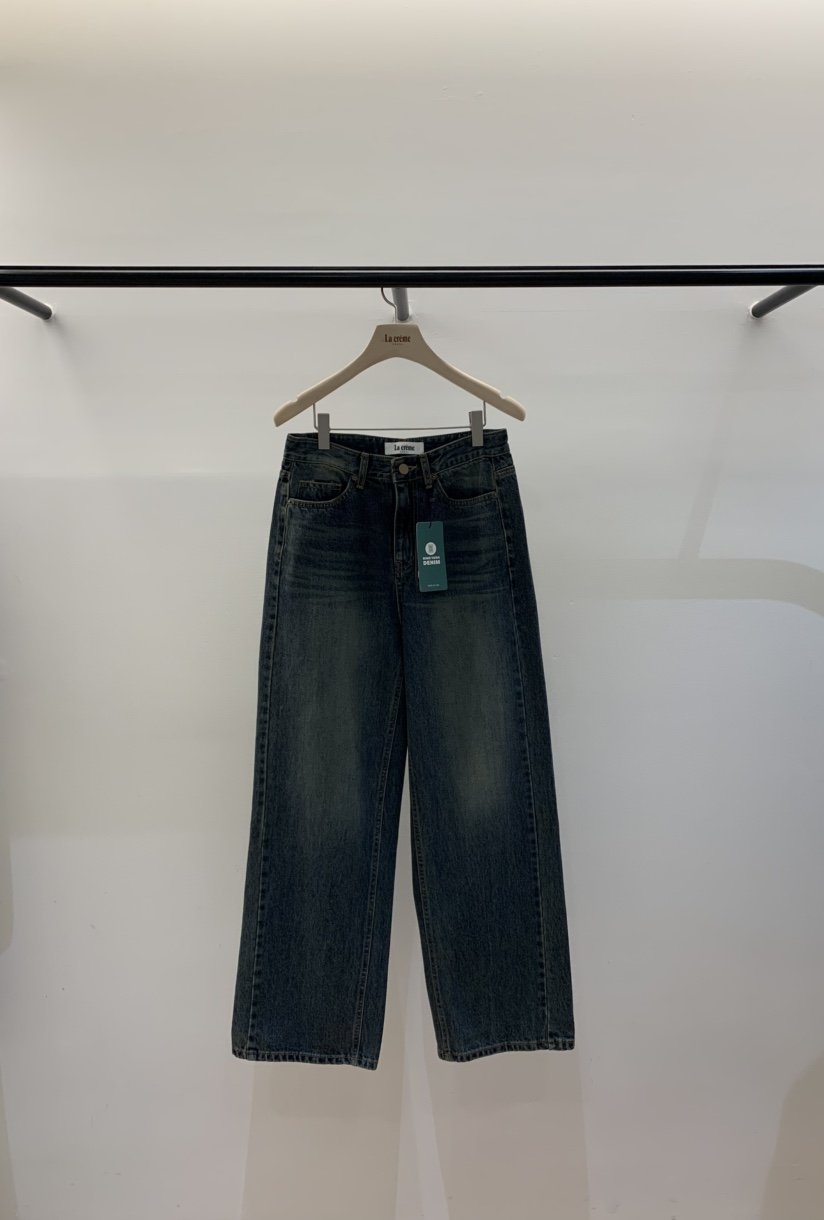 LA CREME東大門㊣直郵女裝新品真品休閑推薦人氣職業牛仔褲LA CREME牛仔褲