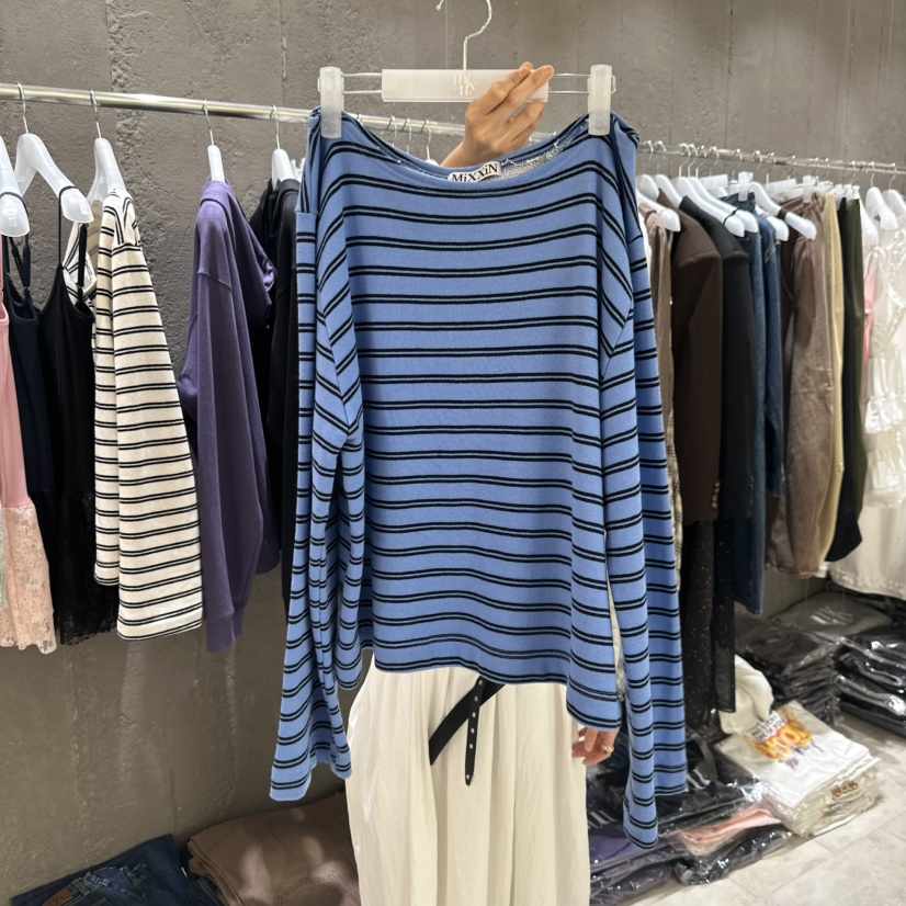 MIXXIN東大門㊣代購女裝新品職業休閑真品人氣長袖T恤不含配飾MIXXIN長袖T恤