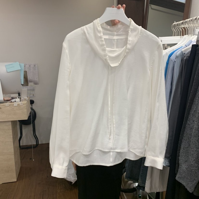 UNDERSTANDING東大門㊣實拍女裝新款真品職業時尚襯衫蕾絲衫UNDERSTANDING襯衫/蕾絲衫