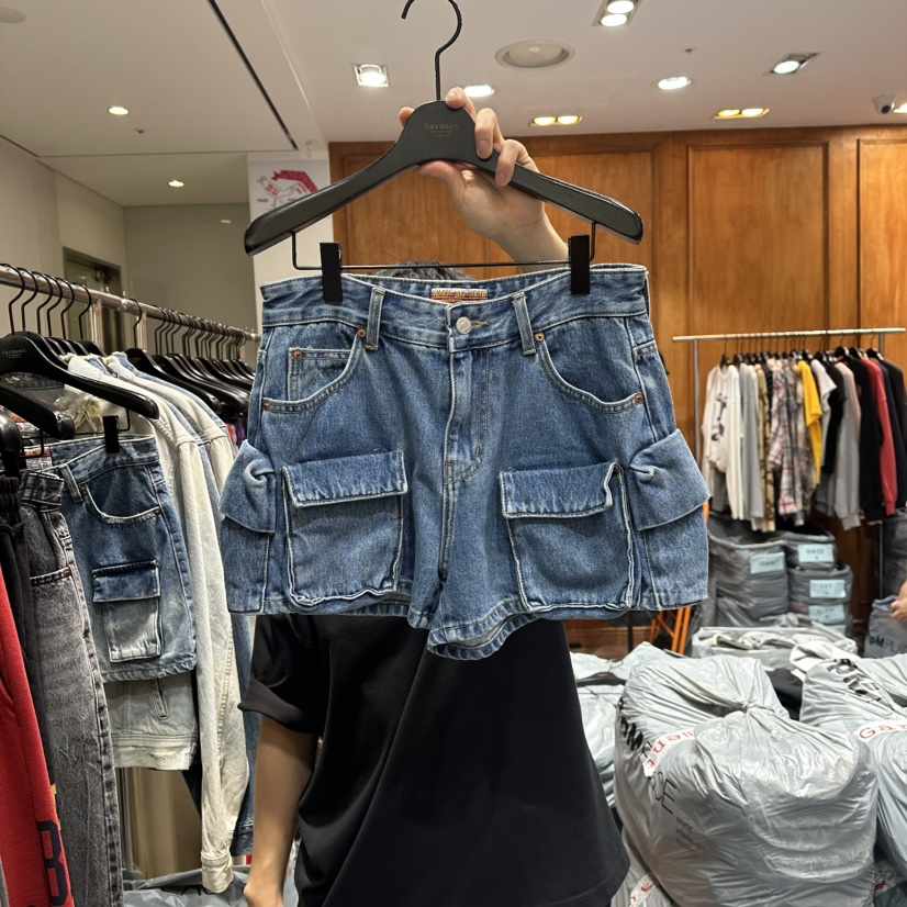 GARMENT-P韓國代購㊣女士新款真品25秋冬人氣熱賣時尚短褲GARMENT短褲