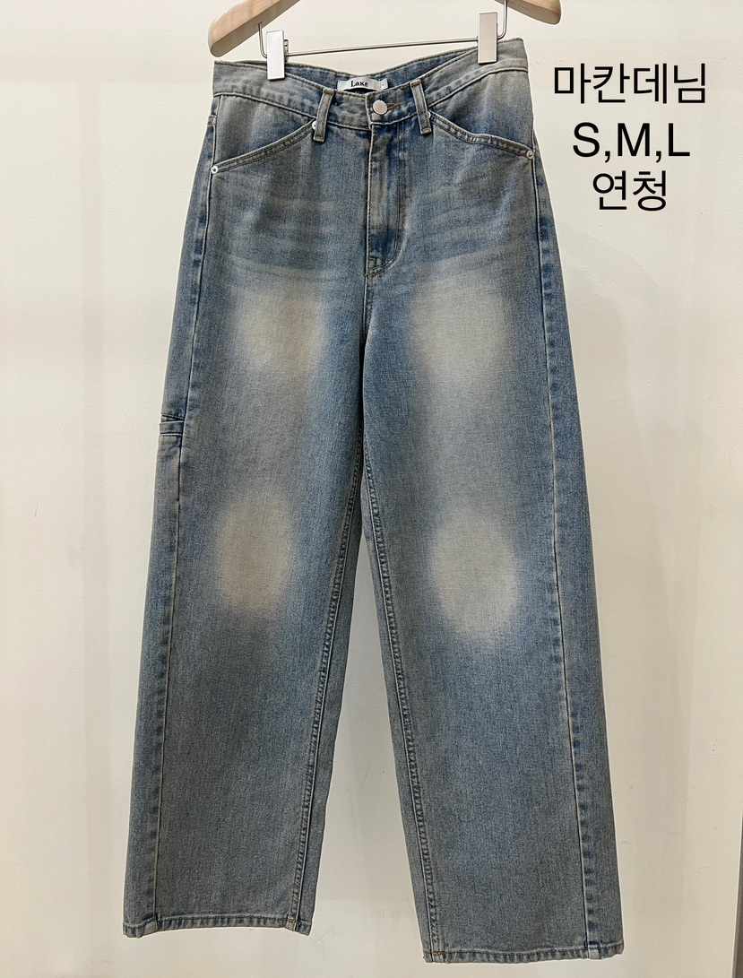 LAKE-A韓國直郵㊣女士新品25秋冬推薦人氣真品職業熱賣牛仔褲Lake side牛仔褲