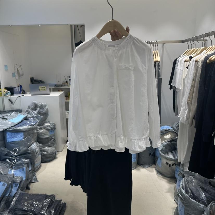 RICH SISTER東大門㊣實拍女士新款推薦人氣休閑襯衫蕾絲衫RICH SISTER襯衫/蕾絲衫