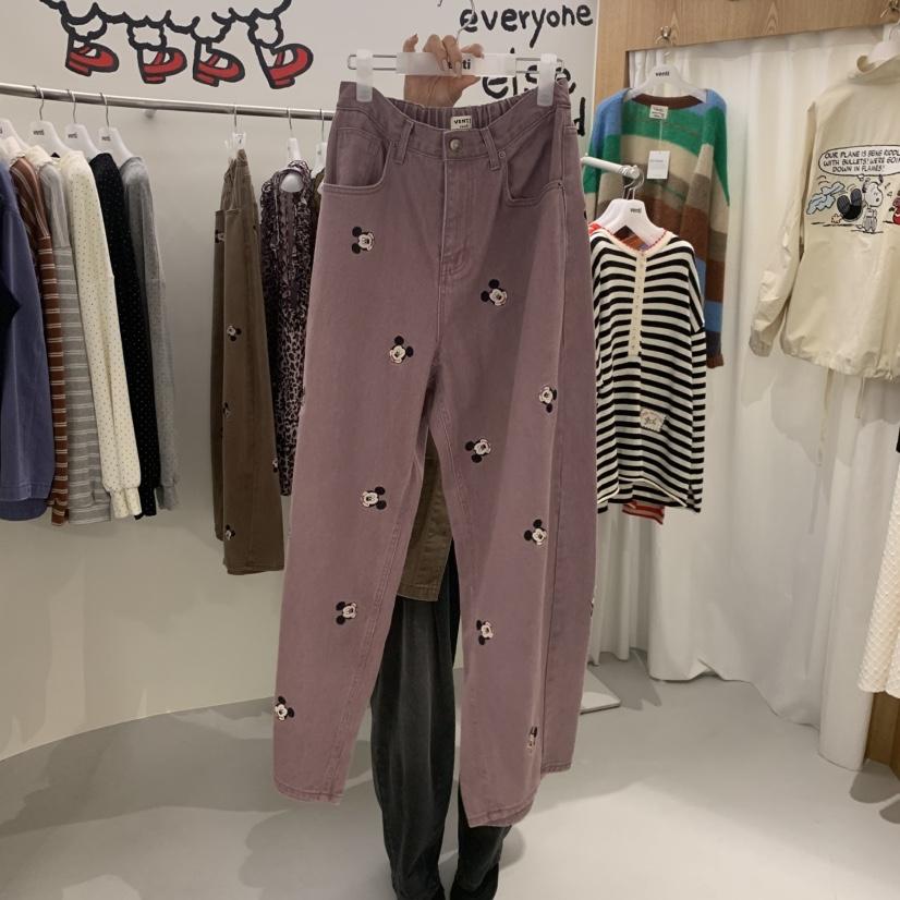 VENTI東大門㊣直郵女士新品職業25秋冬熱賣休閑推薦休閑褲刺繡VENTI休閑褲