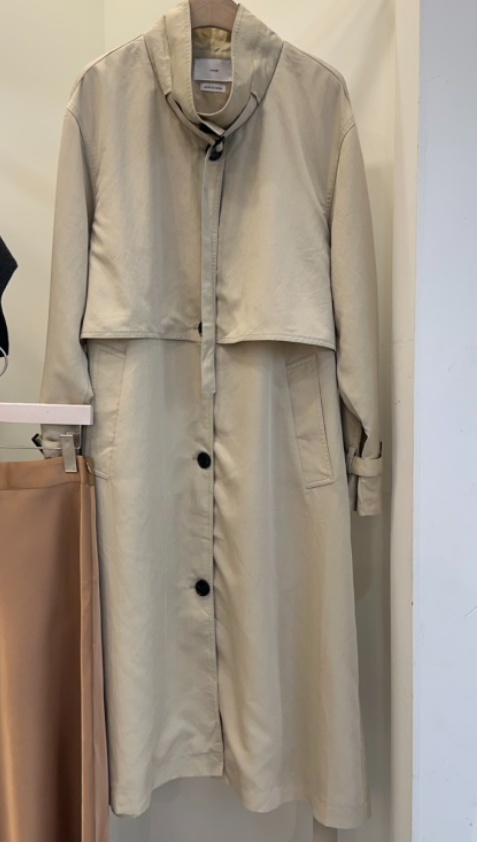 THE LOW東大門㊣實拍女裝新品人氣職業熱賣時尚25秋冬長款風衣THE LOW長款風衣