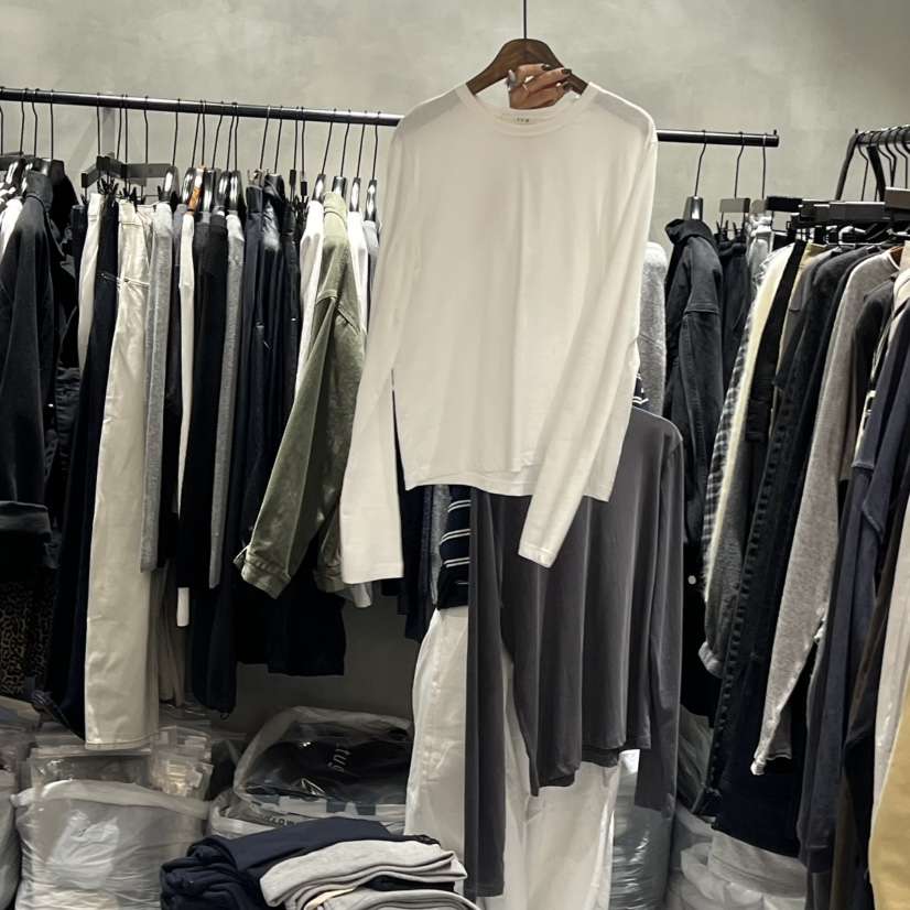 TUG韓國代購㊣女裝新品熱賣推薦時尚職業真品休閑25秋冬長袖T恤TUG長袖T恤