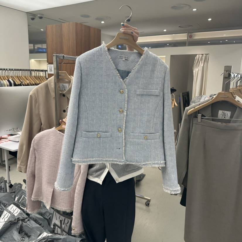 MER東大門㊣直郵女裝新品推薦真品25秋冬職業人氣熱賣休閑夾克MER/ANGELO BIANCO夾克