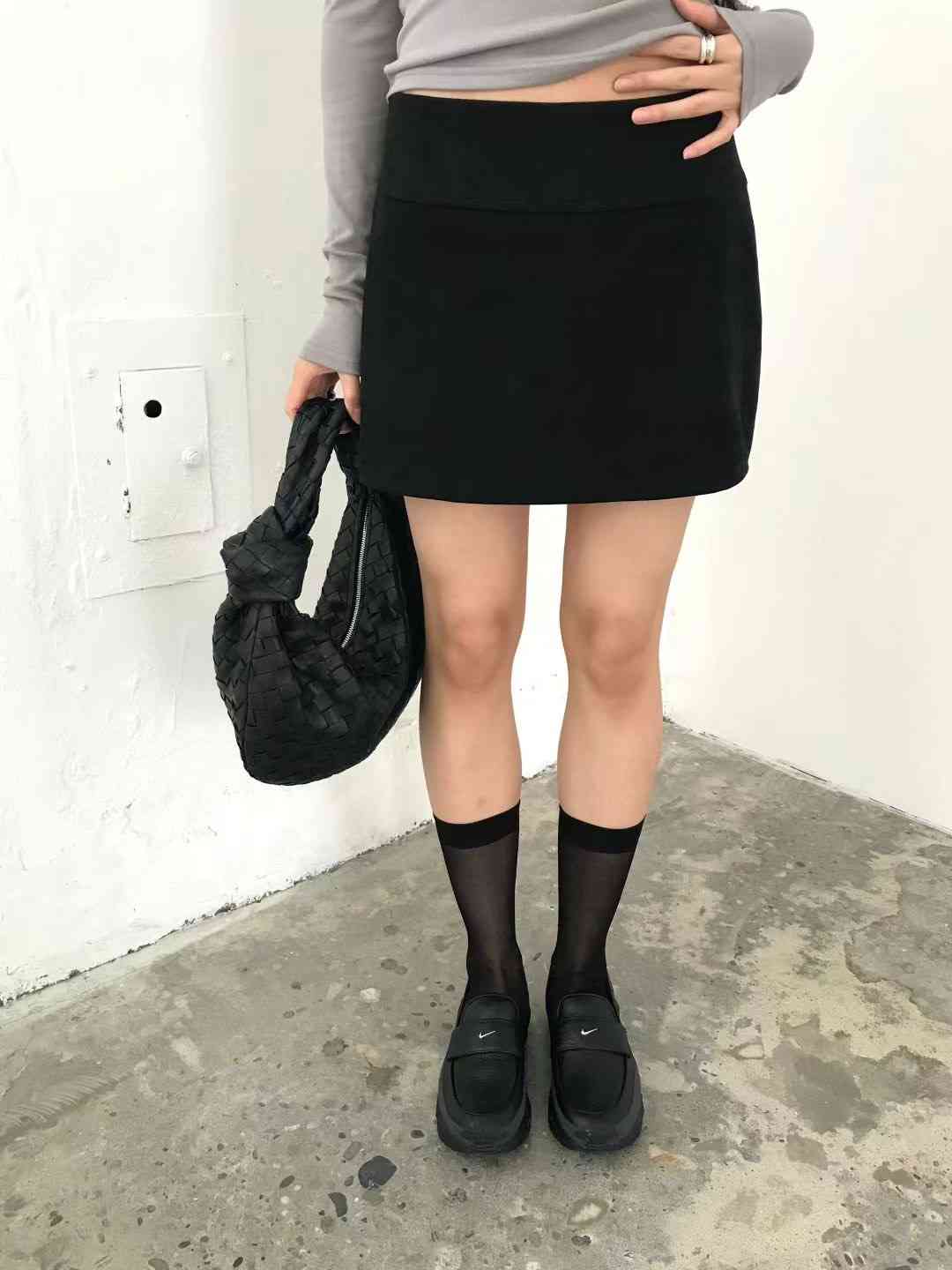 AVANDACE韓國直郵㊣女士新款時尚人氣推薦熱賣25秋冬職業短裙AVANDACE短裙