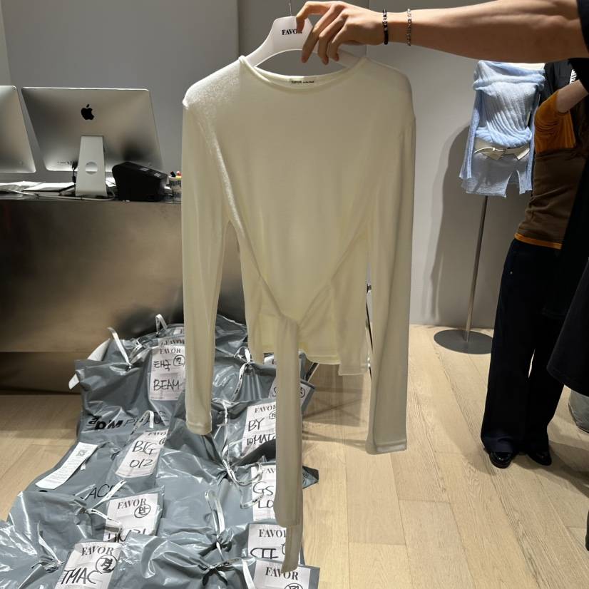 FAVOR-P東大門㊣實拍女裝新品熱賣推薦人氣25秋冬真品長袖T恤FAVOR長袖T恤