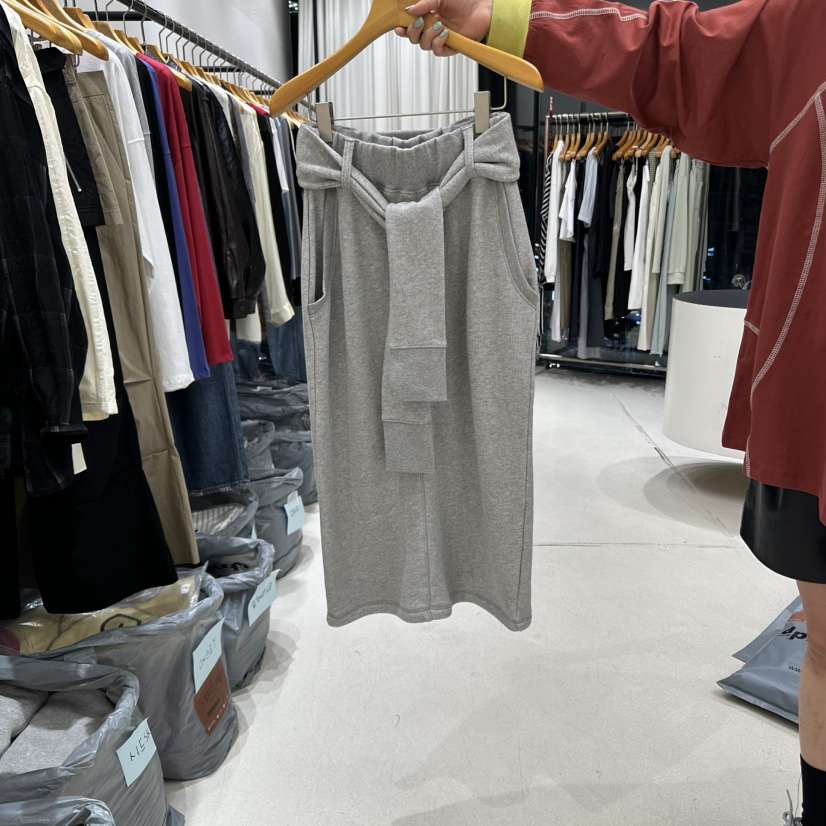 TREND SELLER/G韓國代購㊣女士新品真品時尚人氣長裙含腰帶G/TREND SELLER長裙