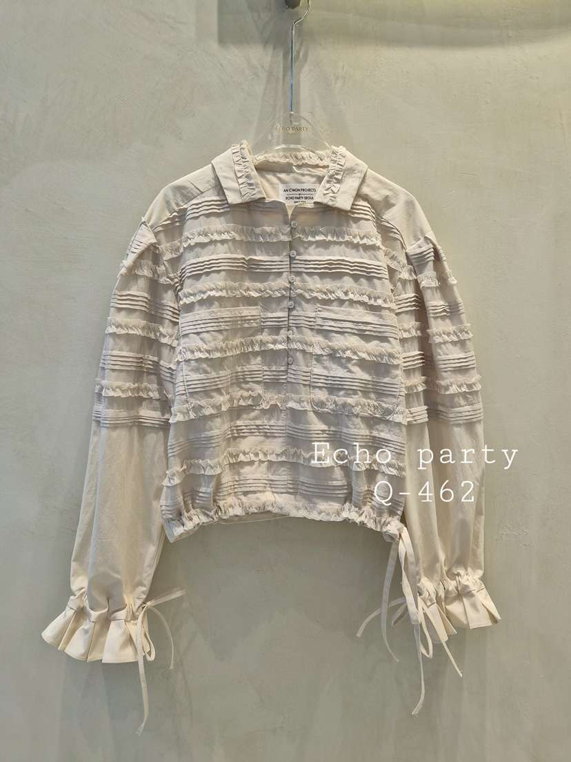 ECHOPARTY東大門㊣代購女士新品人氣時尚休閑真品襯衫蕾絲衫ECHOPARTY襯衫/蕾絲衫
