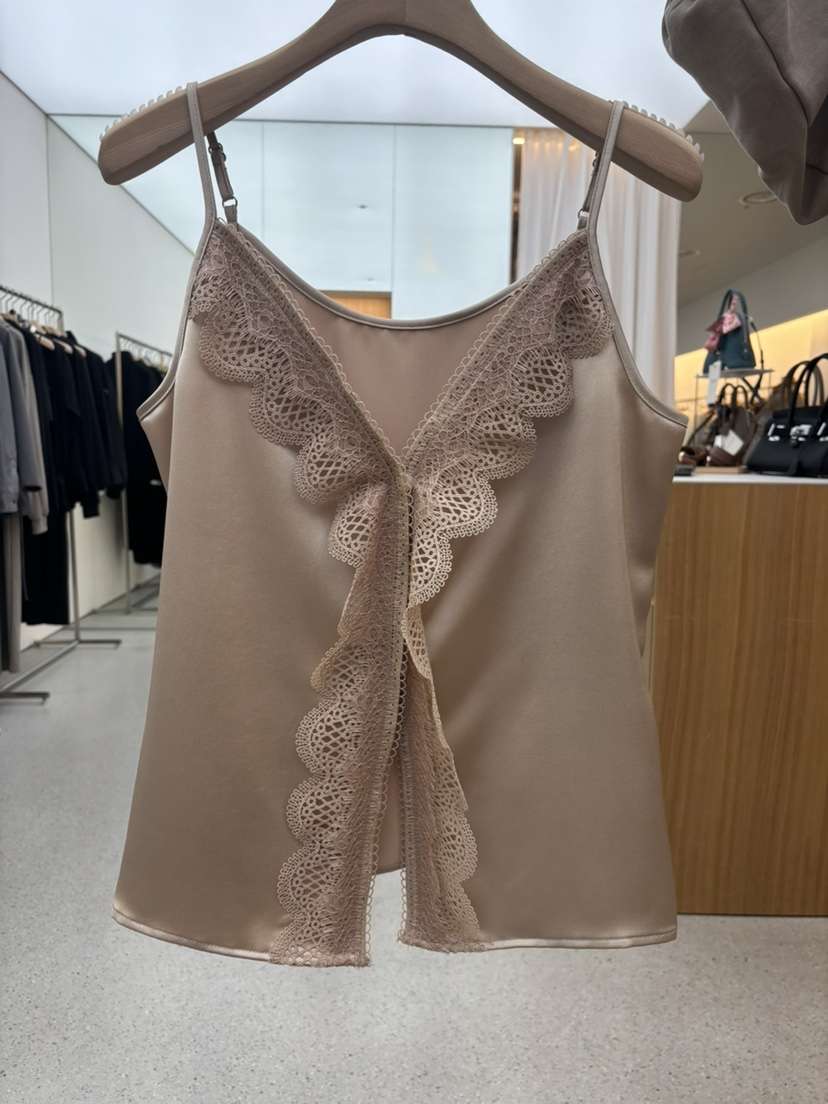 JUJU東大門㊣代購女士新品職業25秋冬時尚人氣吊帶背心蕾絲JUJU吊帶/背心