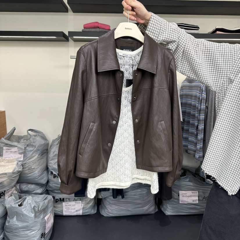 BANUL東大門㊣實拍女裝新款時尚真品推薦25秋冬夾克不含內搭BANUL夾克