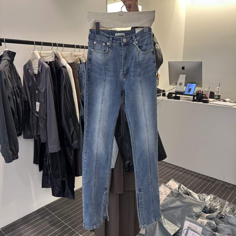 FIND-P東大門㊣直郵女士新款真品推薦熱賣人氣25秋冬牛仔褲FIND-P牛仔褲