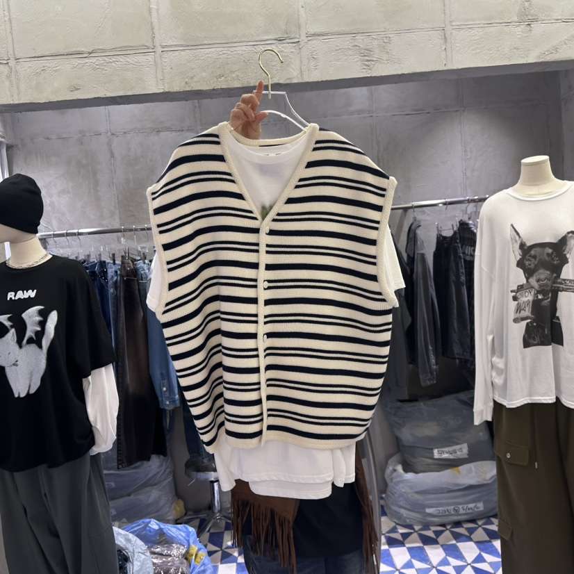 AMOUR東大門㊣實拍女裝新款時尚職業熱賣休閑真品推薦25秋冬馬甲AMOUR馬甲