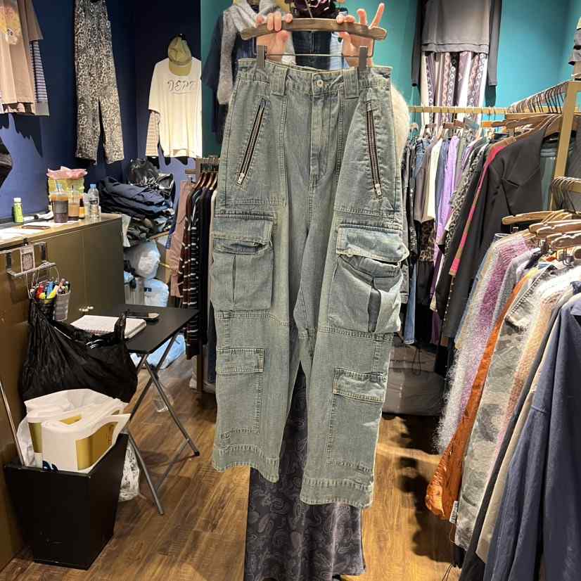 MERCI LINDA韓國代購㊣女裝新品真品職業熱賣時尚人氣牛仔褲MERCI LINDA牛仔褲