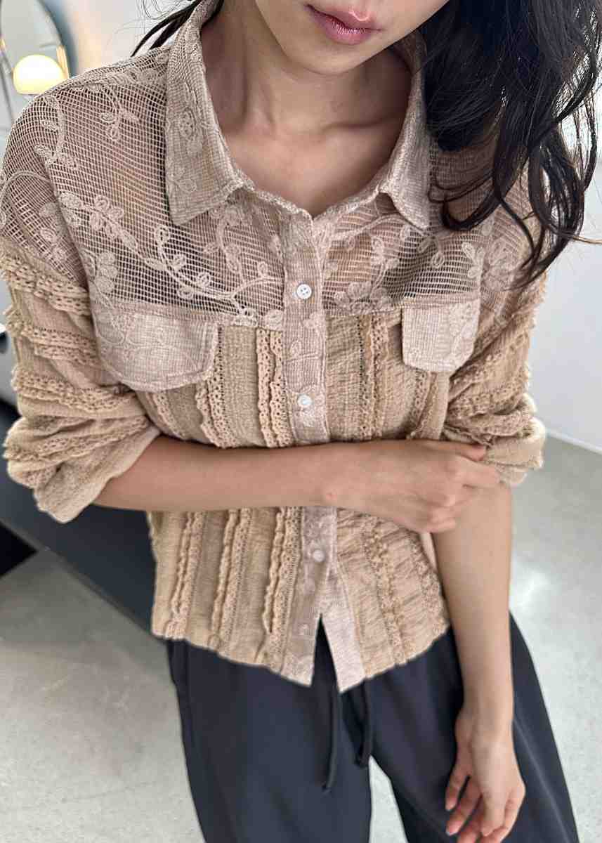 CLASSY-O東大門㊣直郵女士新款休閑時尚推薦職業襯衫蕾絲衫CLASSY-O襯衫/蕾絲衫