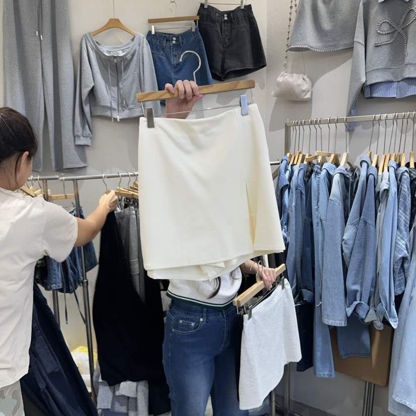 HIPTIQUE東大門㊣直郵女裝新品時尚休閑人氣裙褲裹身裙棉質HIPTIQUE裙褲