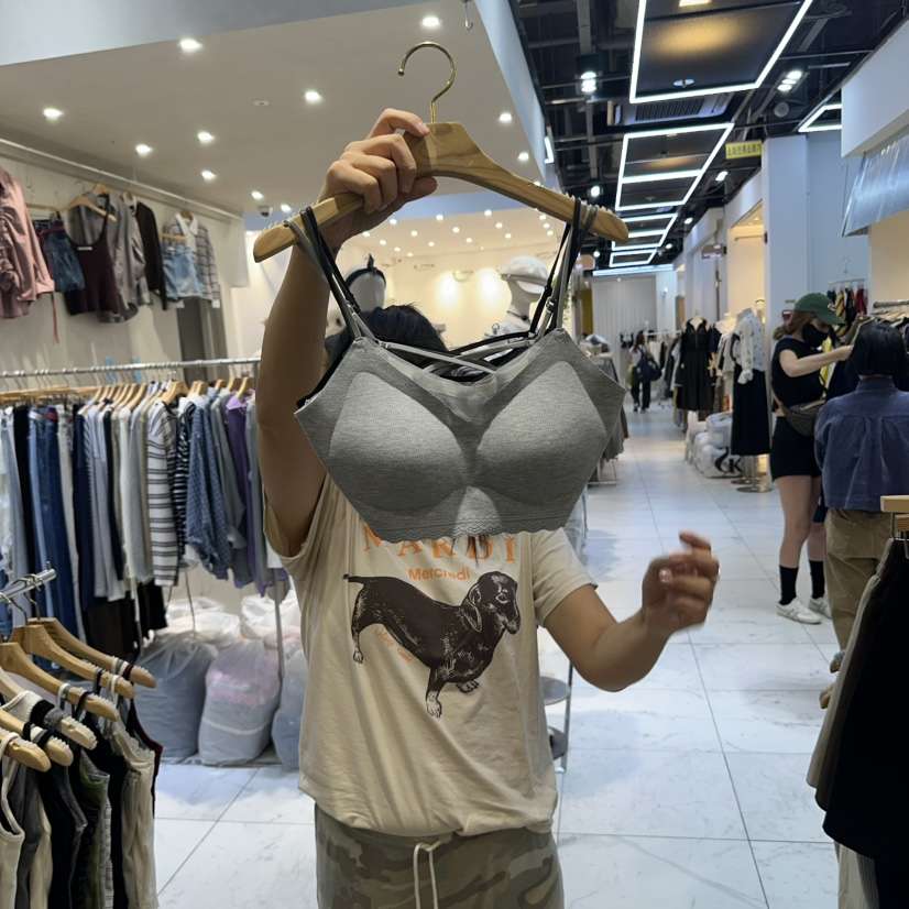 HIPTIQUE東大門㊣實拍女裝新品休閑推薦職業熱賣吊帶背心透明HIPTIQUE吊帶/背心