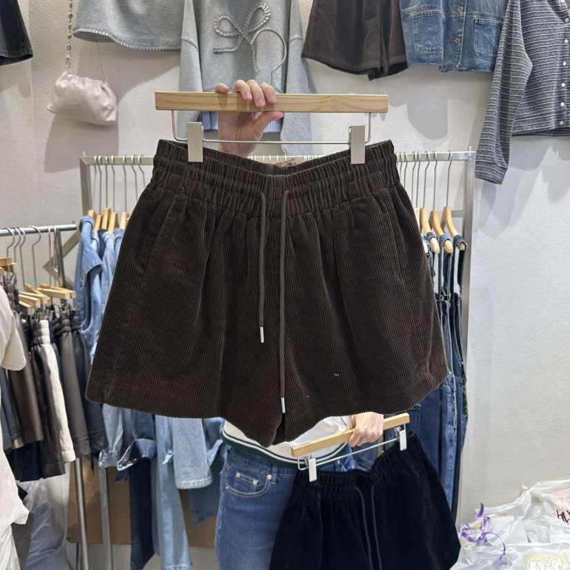 HIPTIQUE東大門㊣代購女士新品職業時尚熱賣真品短褲燈芯絨HIPTIQUE短褲