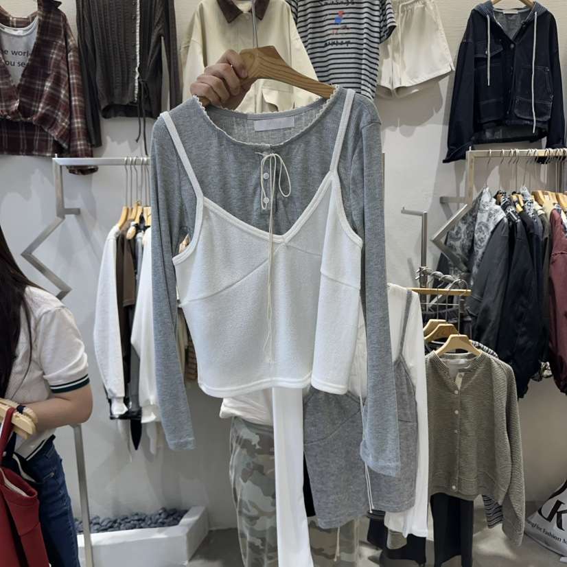 HIPTIQUE東大門㊣實拍女裝新品25秋冬休閑套裝兩件套套裝緊身HIPTIQUE套裝
