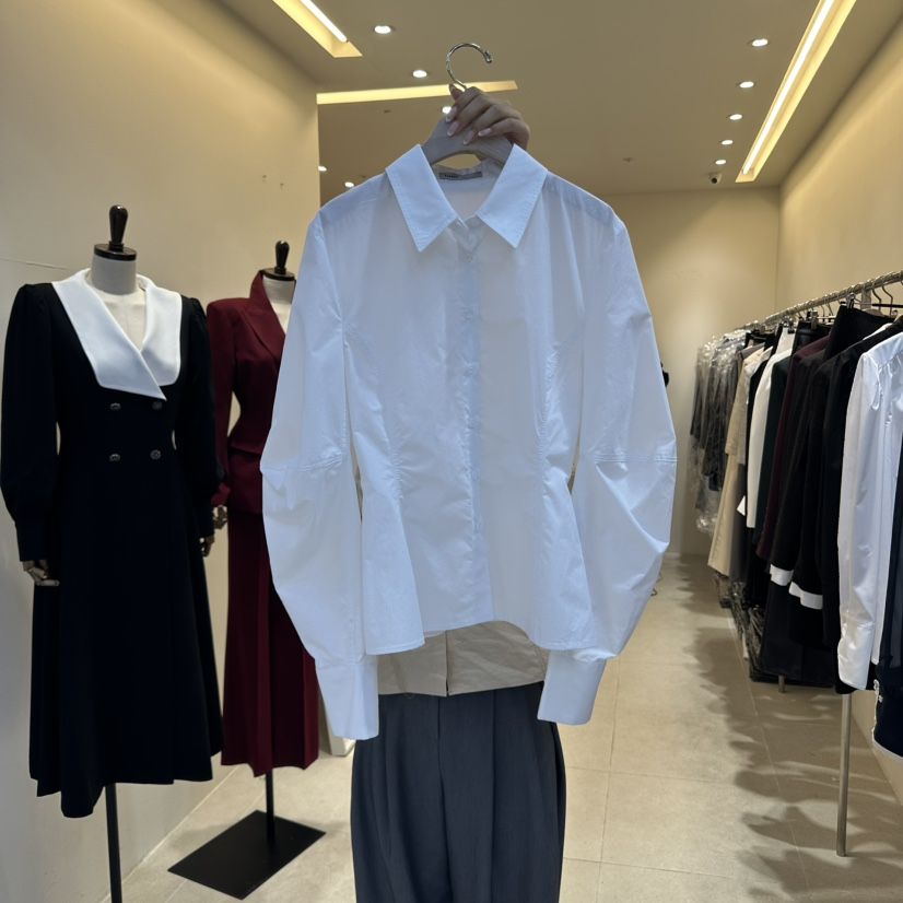 INNO韓國直郵㊣女士新款推薦休閑真品職業時尚人氣襯衫蕾絲衫INNO襯衫/蕾絲衫