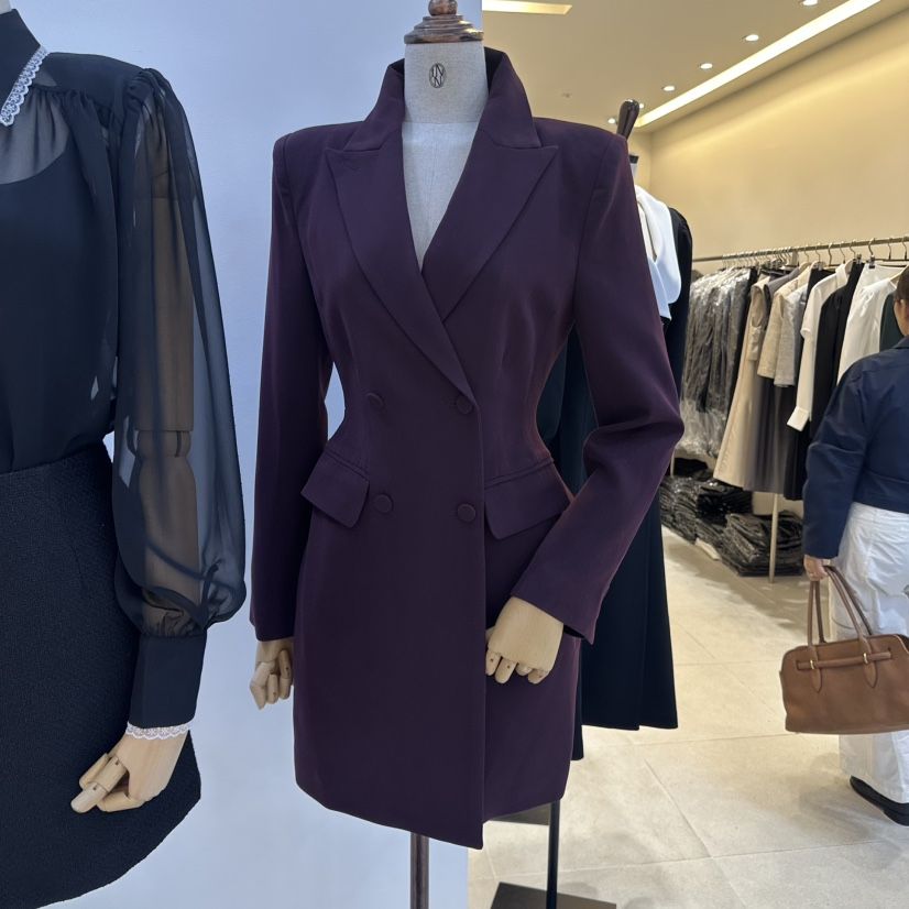 INNO東大門㊣直郵女裝新品熱賣時尚25秋冬人氣職業真品連衣裙INNO連衣裙