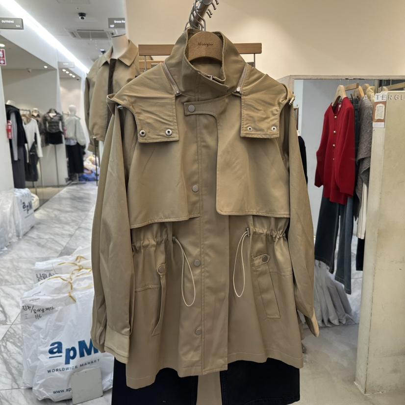 AFTERGLOW韓國代購㊣女士新品人氣真品熱賣時尚休閑夾克連帽衫AFTERGLOW夾克