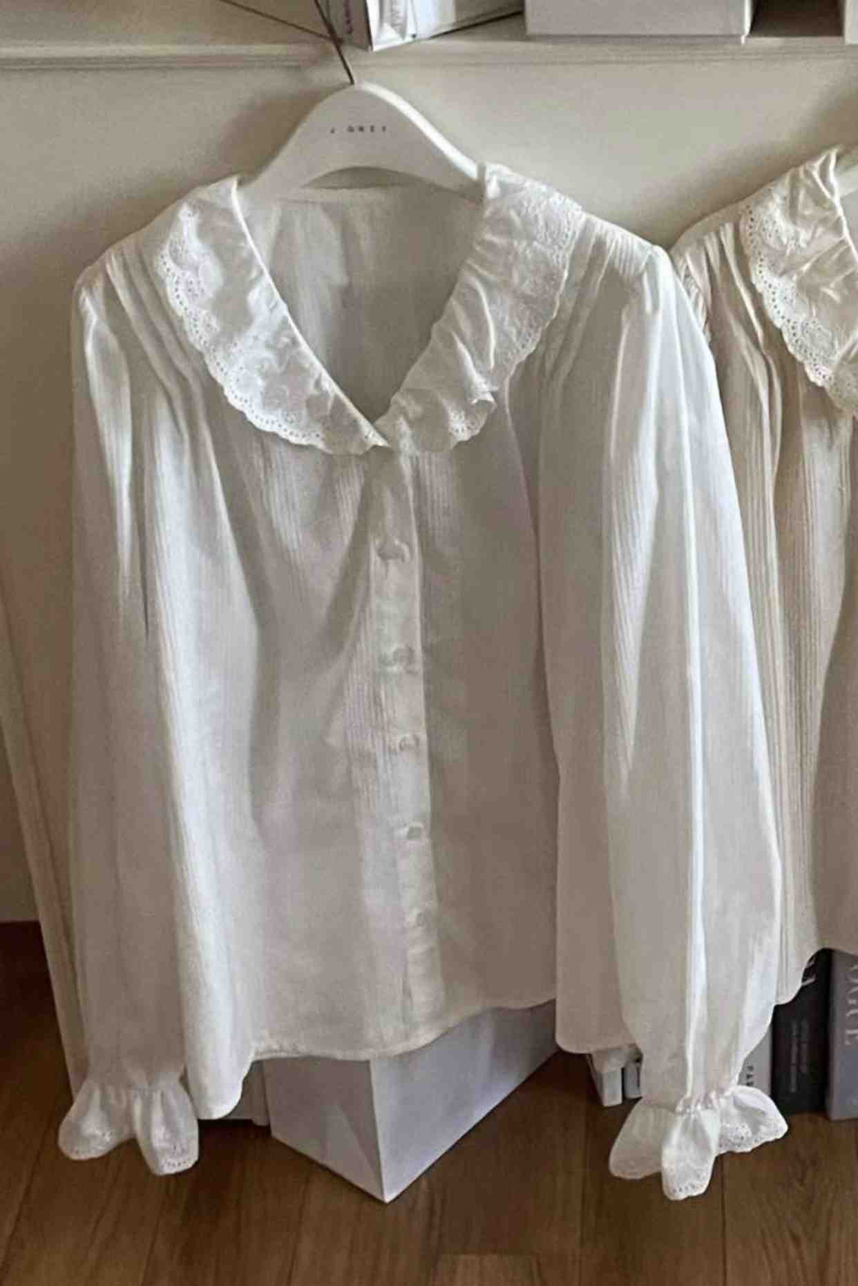 JGREY東大門㊣直郵女士新款熱賣25秋冬職業真品推薦襯衫蕾絲衫JGREY襯衫/蕾絲衫